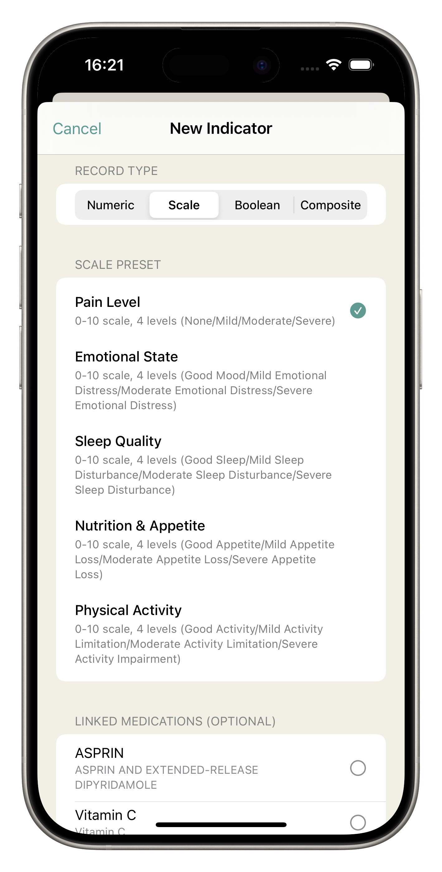 MediAlly Health Indicators